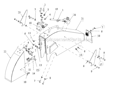 Page AB Diagram and Parts List for MK-6020KB  MK Diamond Concrete Saw